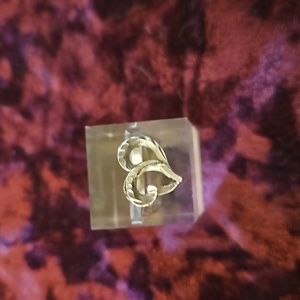 Sterling silver heart ring 7